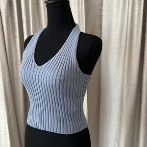 Ribbed Halter top